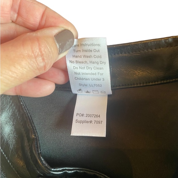 Urban Groove Vegan Leather Black Jacket - Picture 8 of 16